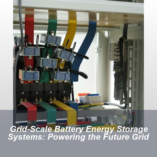 Grid-Scale Battery Energy Storage Systems: Powering the Future Grid